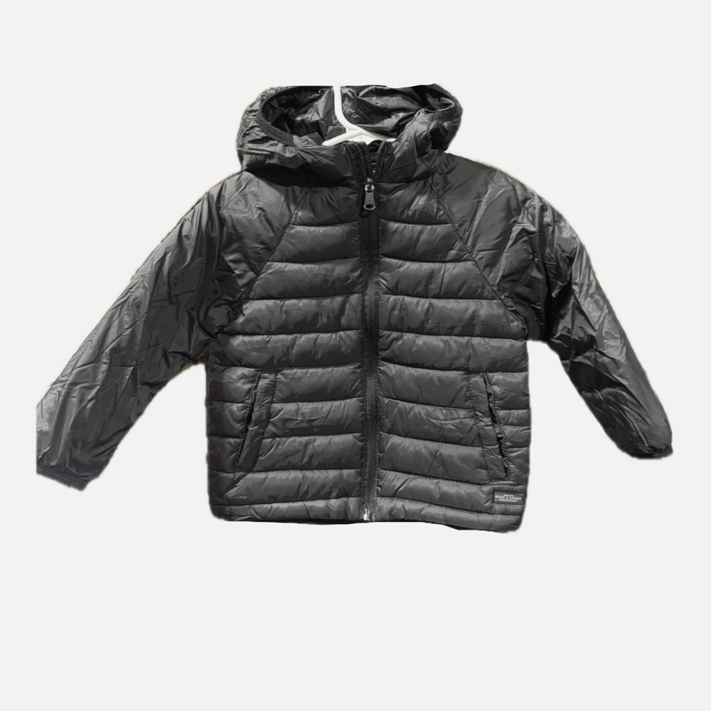 Zara Kids Charcoal Puffer Jacket